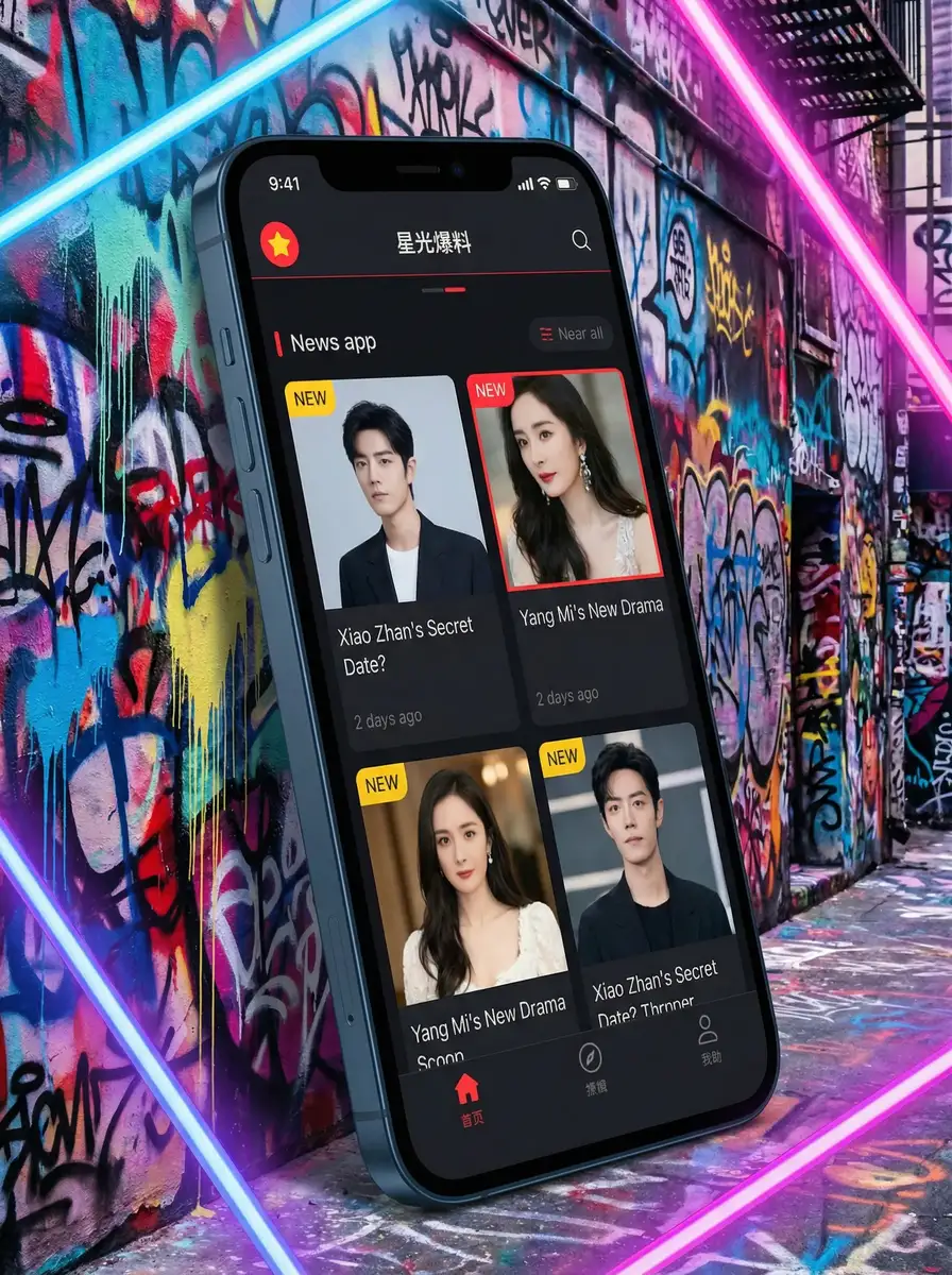 51吃瓜网 APP界面展示 - 掌上吃瓜神器